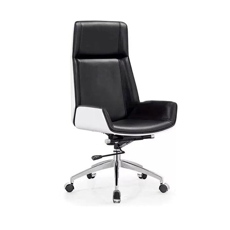 Curved Executive Desk 63–102 in Wide, Wiring Box