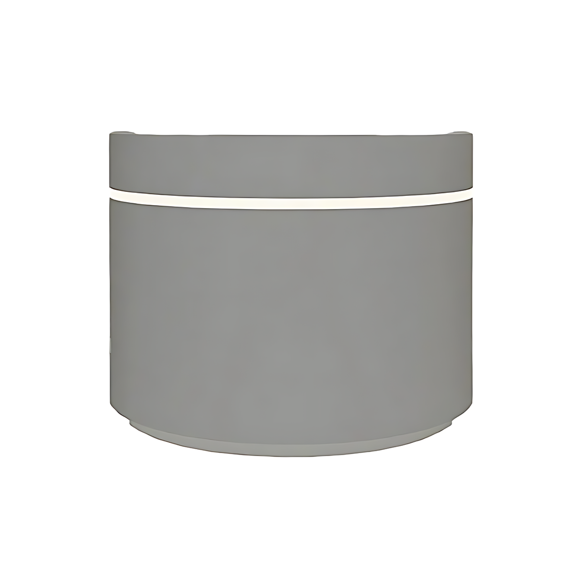 Curved Reception Desk 39–63 in Wide, LED Strip