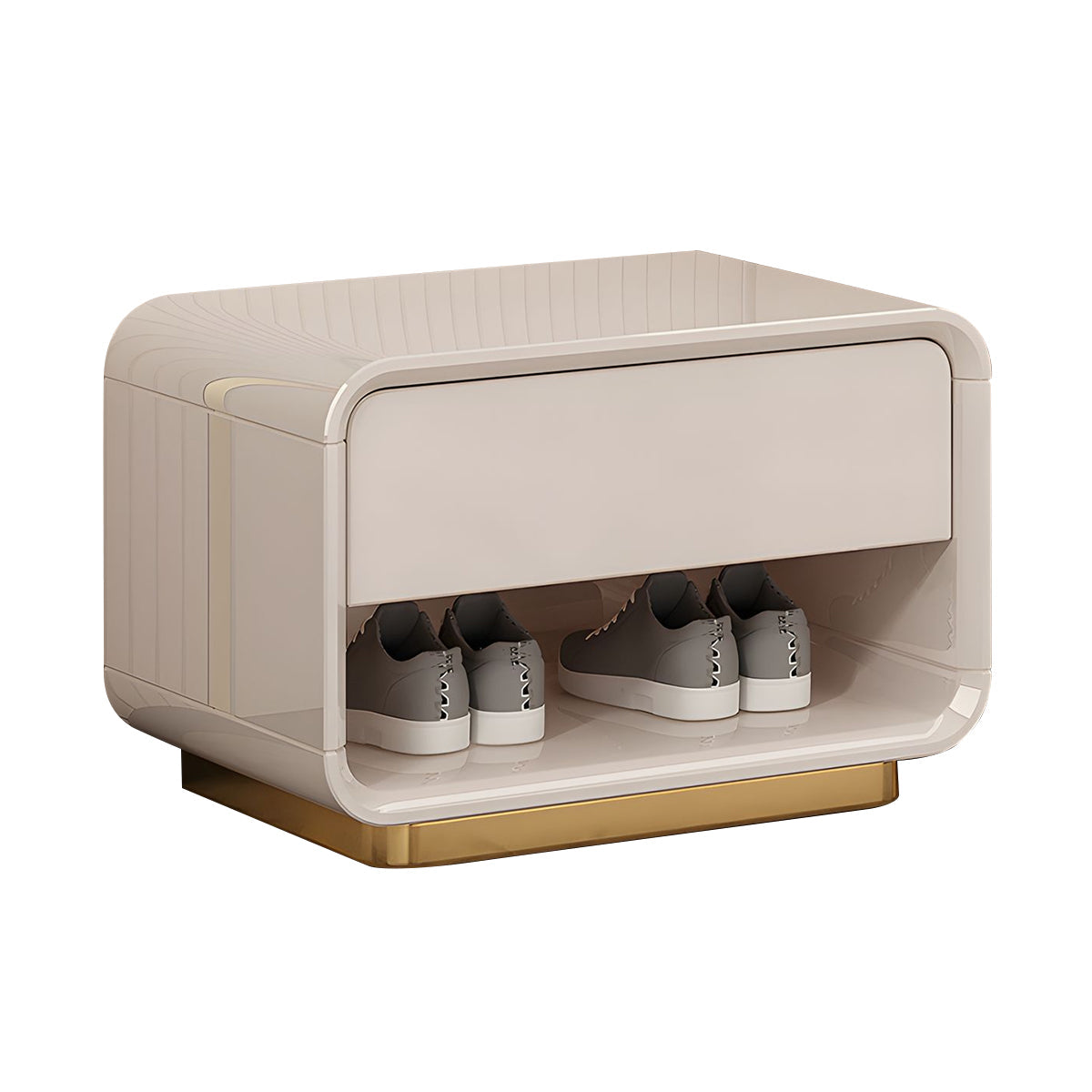 Shoe Cabinet 20–63 in Wide with Pine Drawer