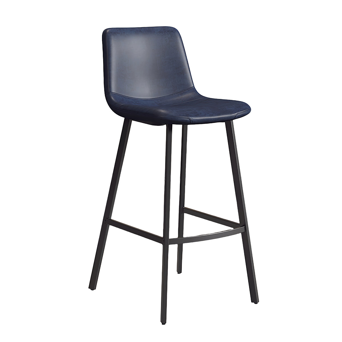 Adjustable Bar Stool with Backrest & Footrest for Kitchen Island