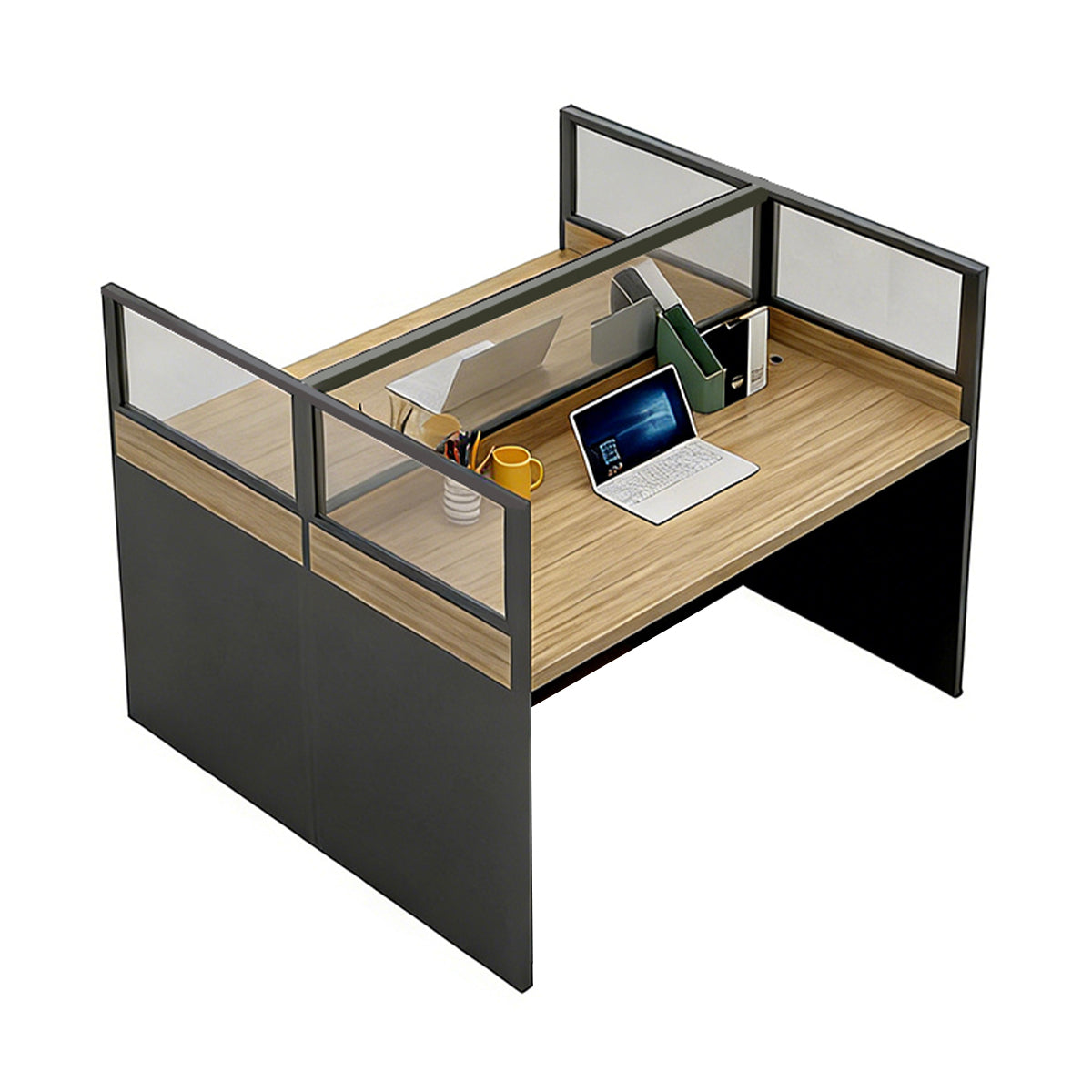 Office Desk, desk without side cabinet, L47" x W47" x H43", for executive office workspace, modern executive office furniture