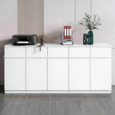 Low Storage Cabinet 31–79 in Wide with Drawers