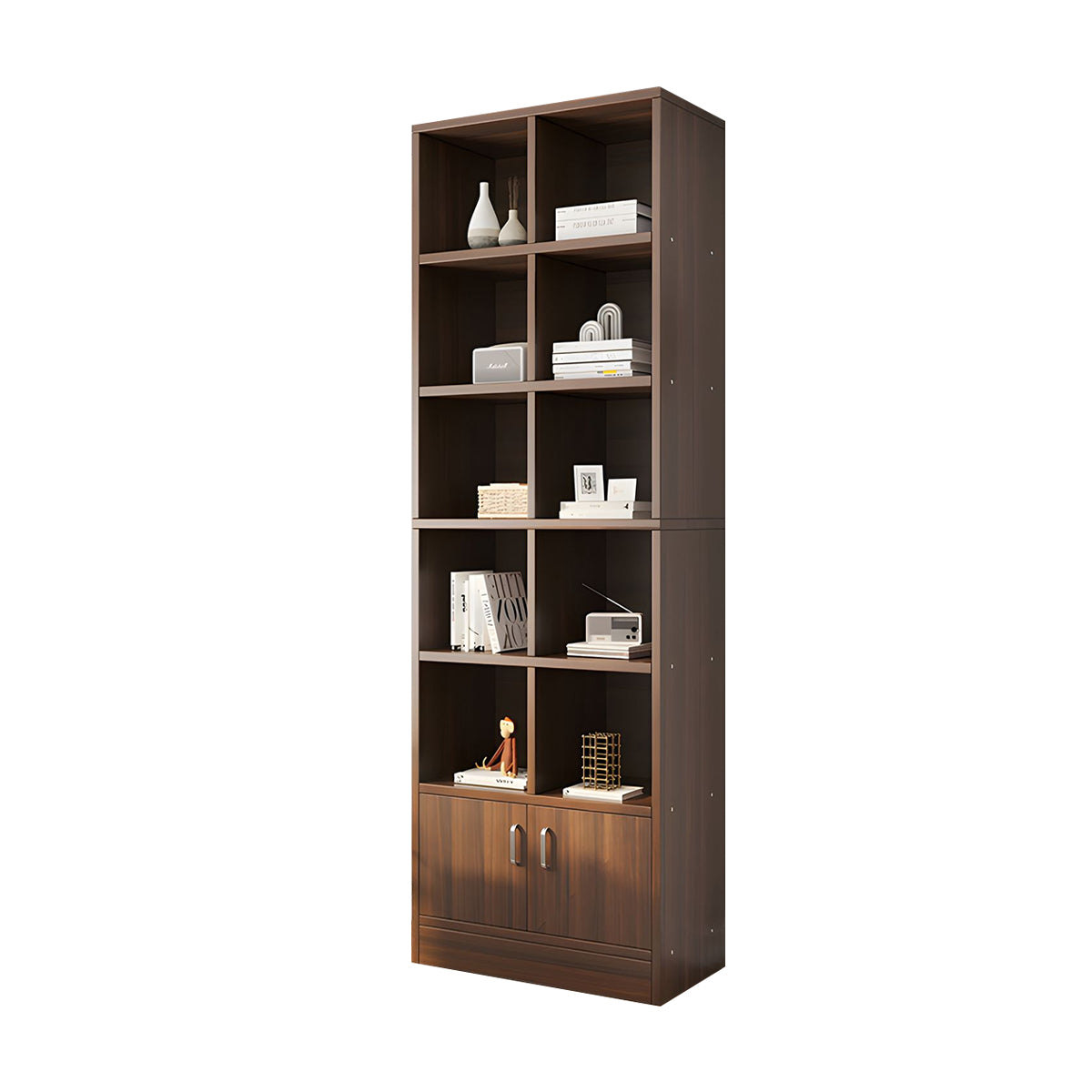 Tall Bookcase 24–142 in Wide with Enclosed Back