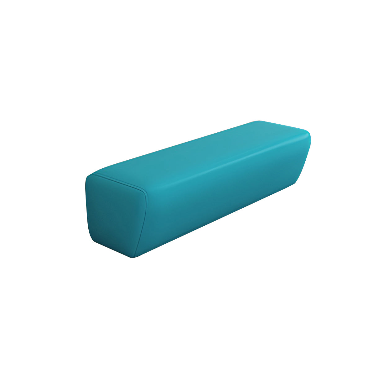 Sofa, Blue Single, Blue finish, L71" x W17" x H16", for lounge or waiting area, modern commercial office furniture