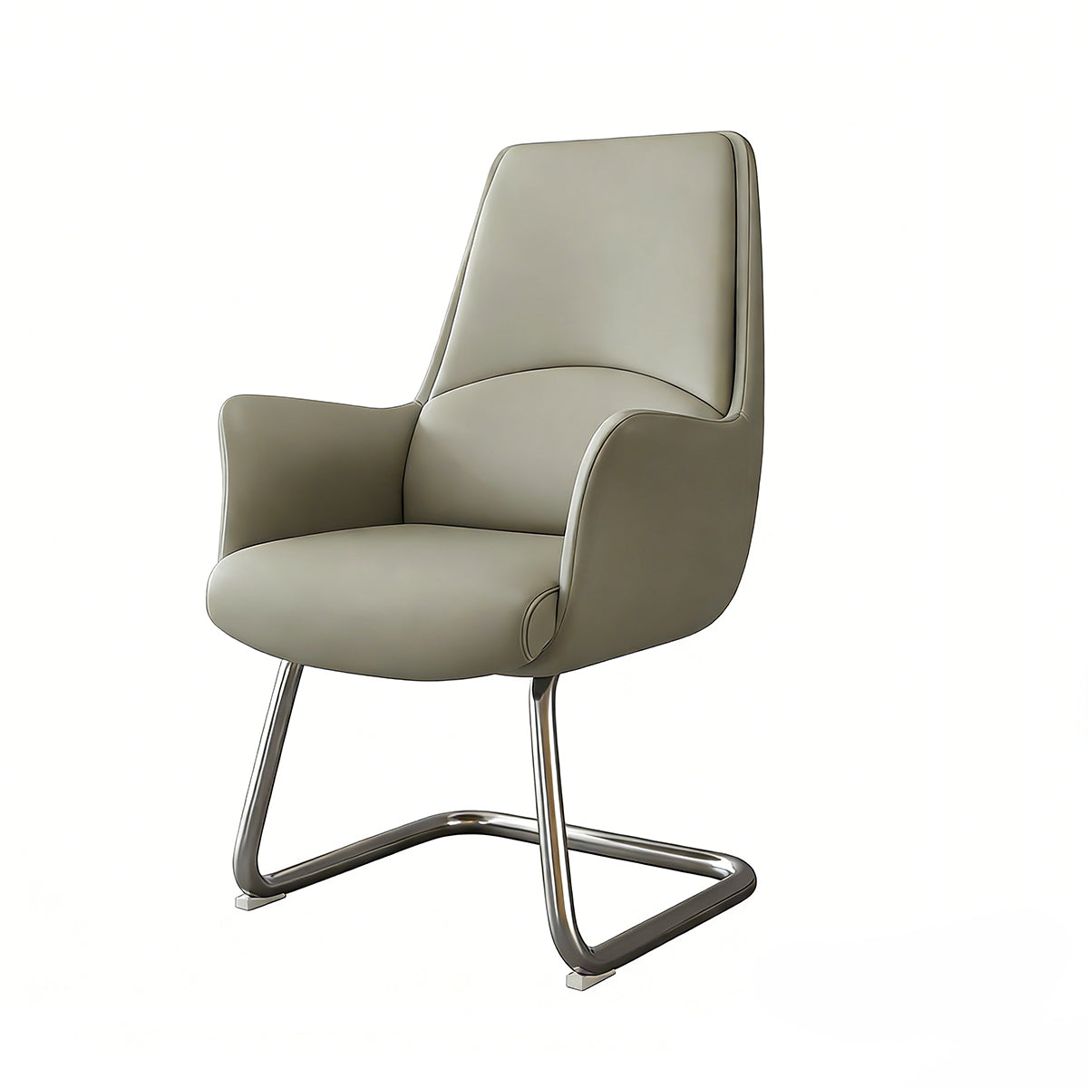 Office Chair, Light Gray, Light Gray finish, L20" x W24" x H41", for meeting room or boardroom, modern boardroom furniture