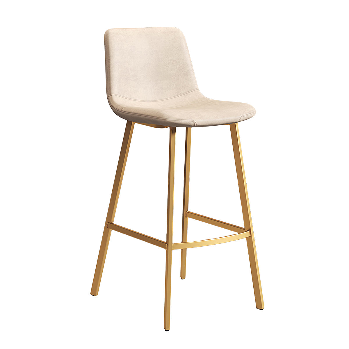 Adjustable Bar Stool with Backrest & Footrest for Kitchen Island