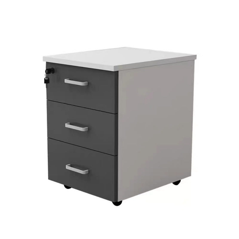 Office Workstation, Gray Cabinet, Gray finish, for executive office workspace, modern executive office furniture