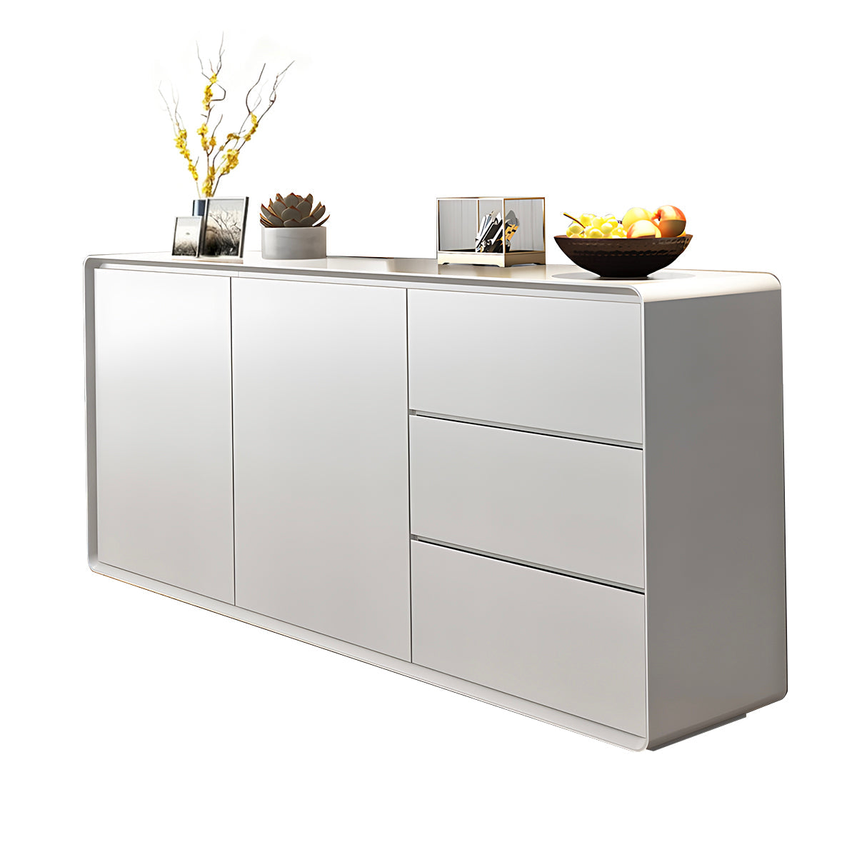 Storage cabinet in white color option