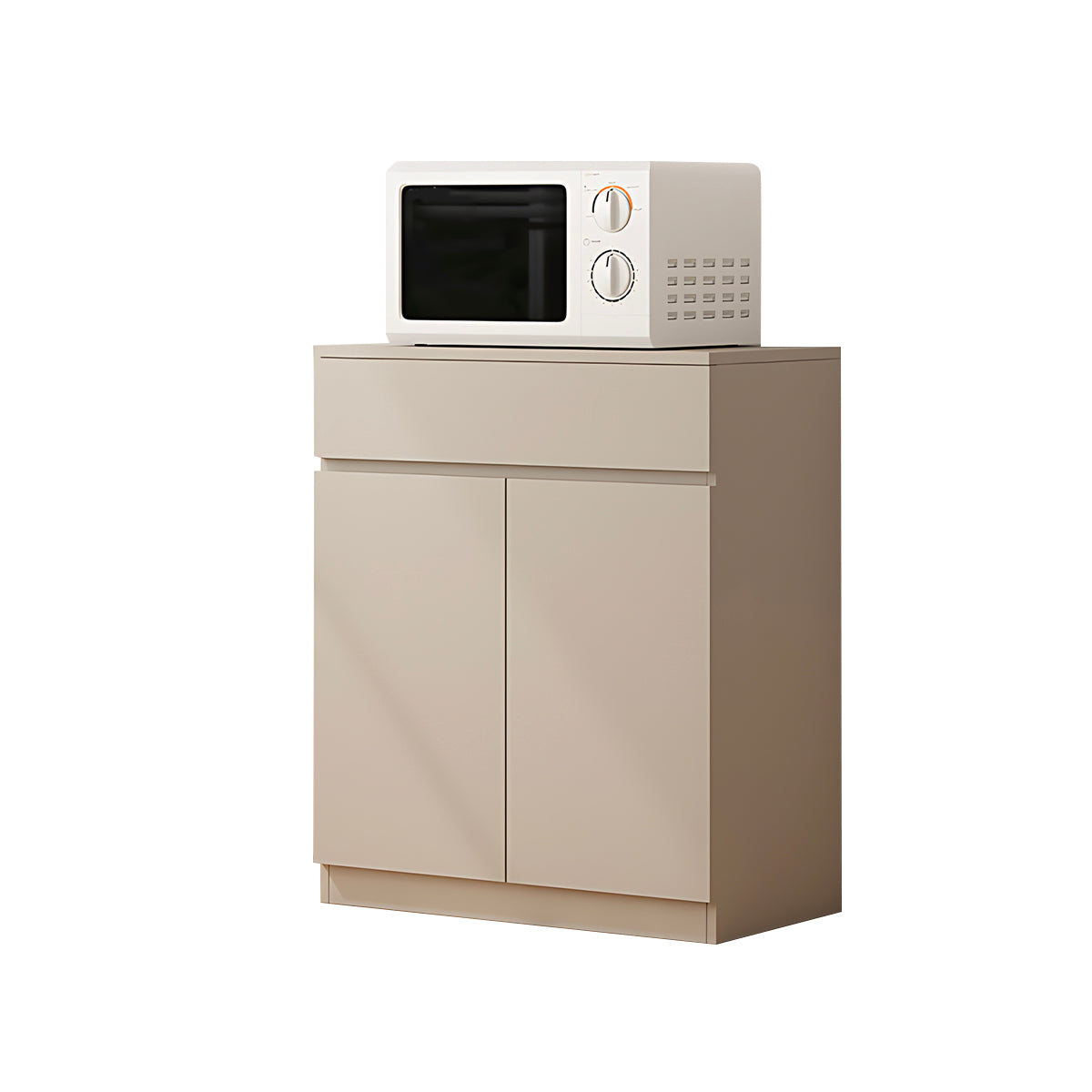 Sideboard Cabinet 39–79 in Tall, Solid Wood & LED Lighting for Home Office