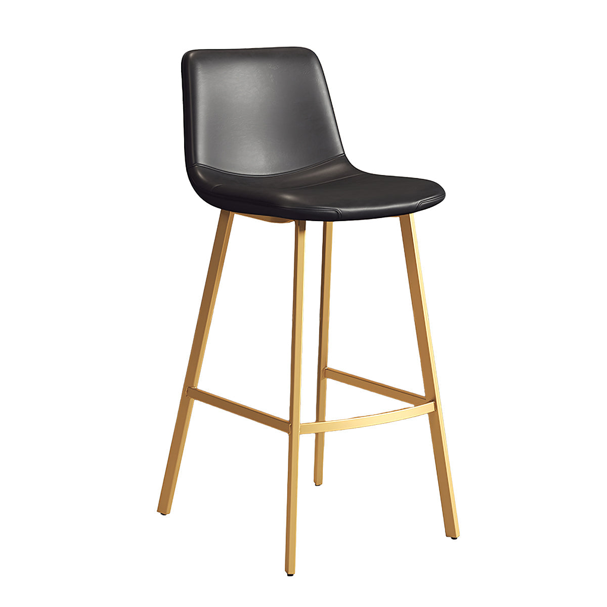 Adjustable Bar Stool with Backrest & Footrest for Kitchen Island