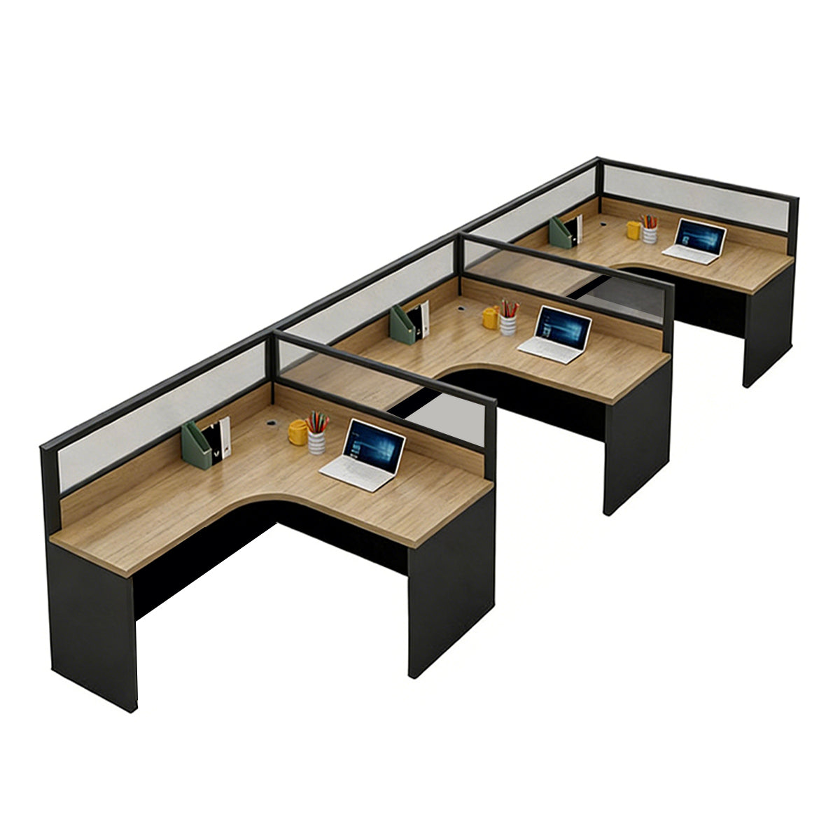 Office Desk, desk without side cabinet, L165" x W47" x H43", for executive office workspace, modern executive office furniture