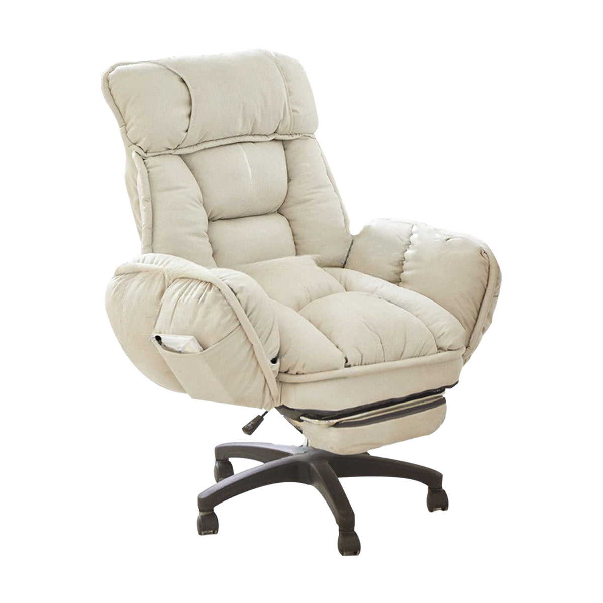 Tech Fabric Reclining Task Chair with Footrest