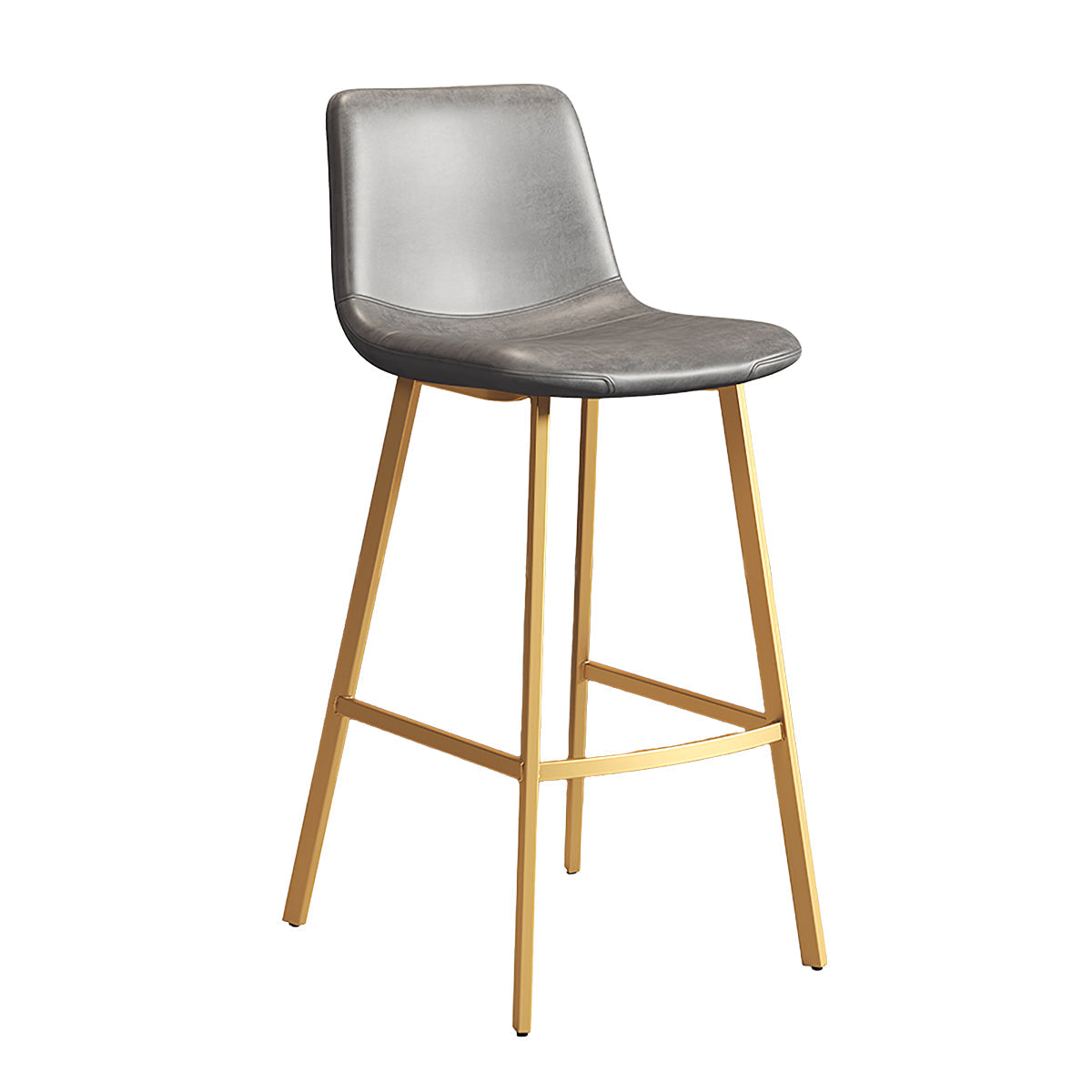Adjustable Bar Stool with Backrest & Footrest for Kitchen Island