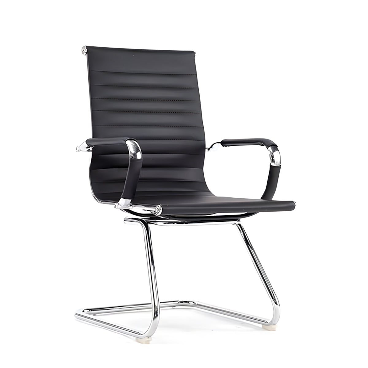 Conference Table, Black chair without wheels, Black finish, for meeting room or boardroom, modern boardroom furniture