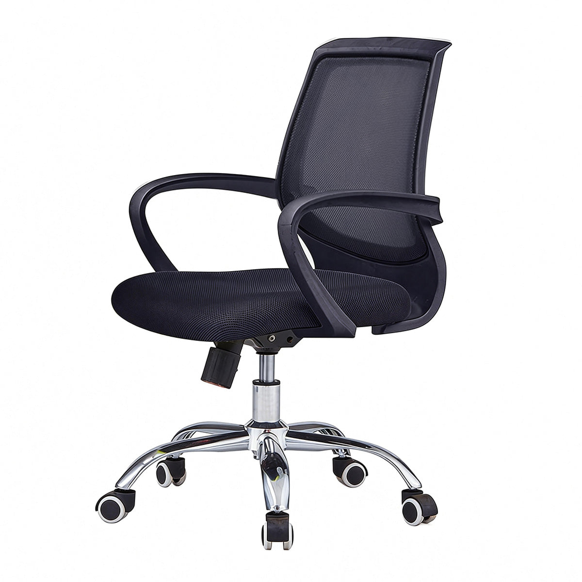 Modern Minimalist Office Desk – Two-Tone Office Workstation with Cable Management – source image 28
