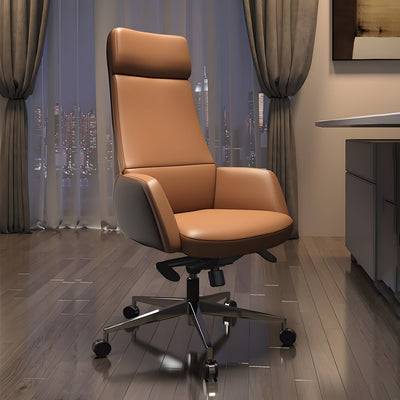 Wraparound Executive Chair in Faux Leather
