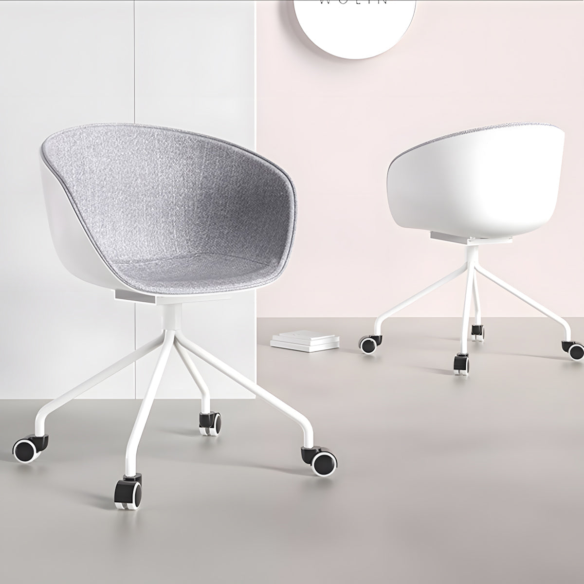 Creative Office Conference Chair with Wheels for Meeting Room or Break Room