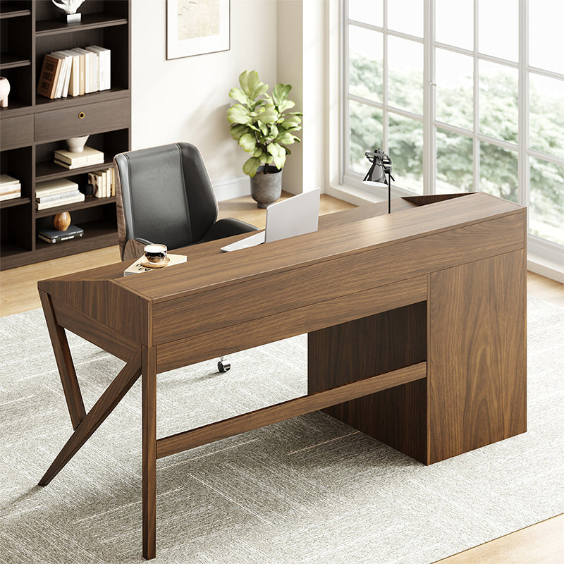 71-inch Modern Office Desk with Cable Management Box for Home Office and Commercial Use product view 12