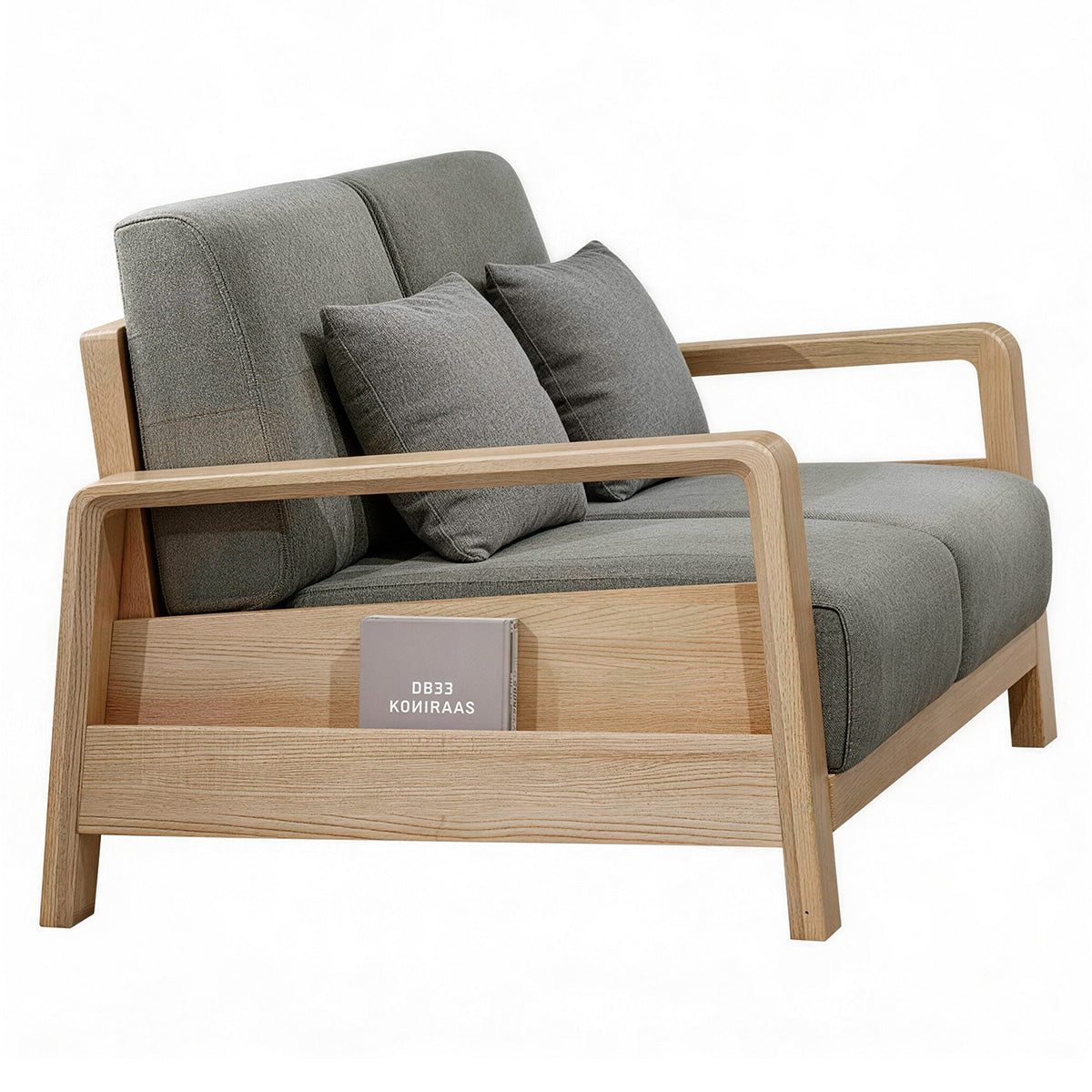 Modern Sofa with Solid Wood Frame for Living Room