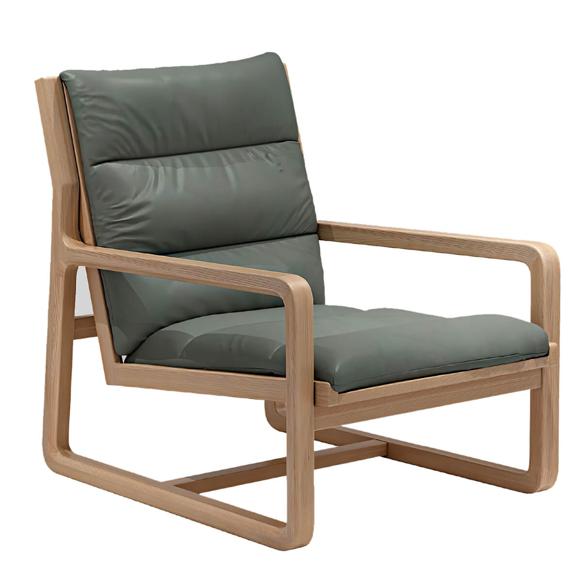 Modern Sofa with Solid Wood Frame for Living Room
