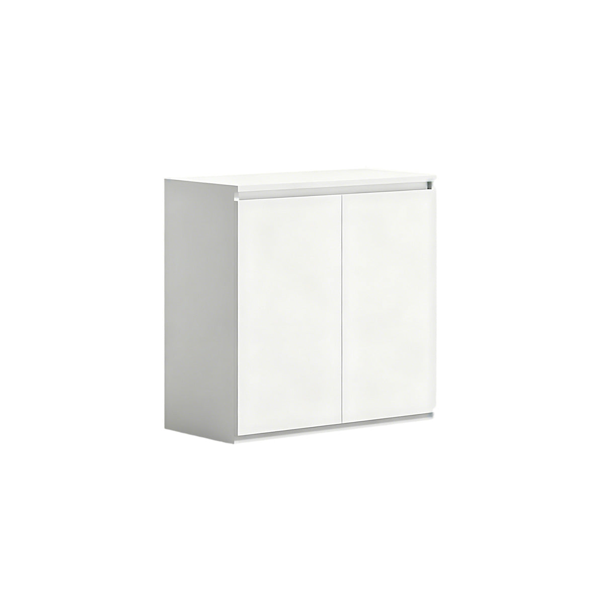 Minimalist Storage Cabinet with Handle-Free Design for Office or Conference Room