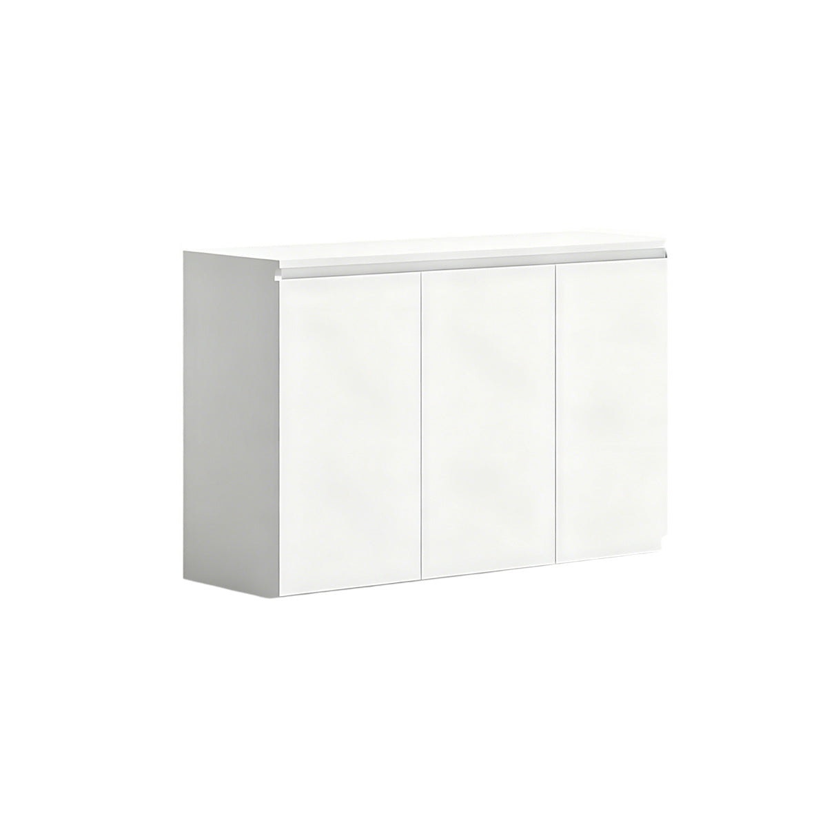 Minimalist Storage Cabinet with Handle-Free Design for Office or Conference Room