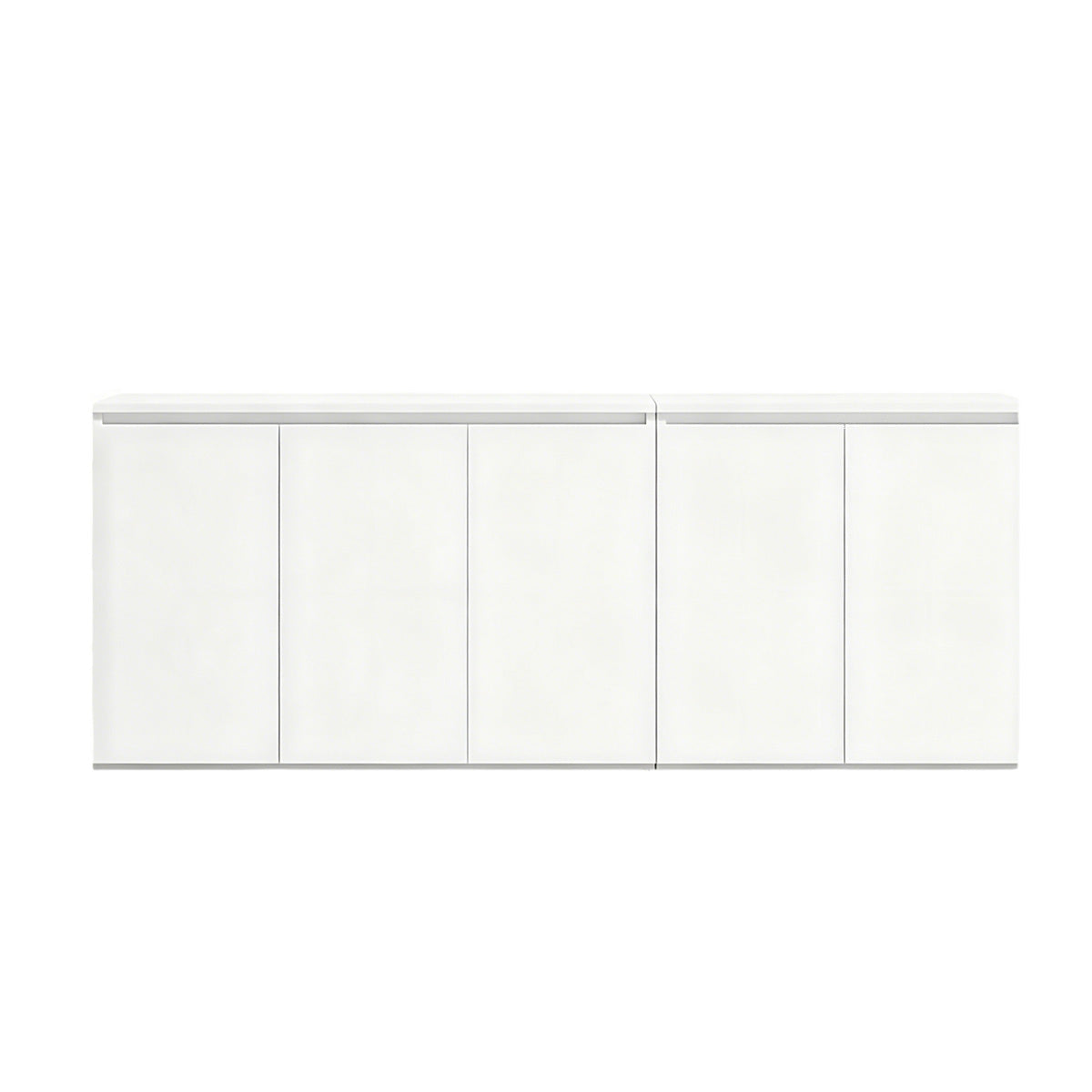 Minimalist Storage Cabinet with Handle-Free Design for Office or Conference Room