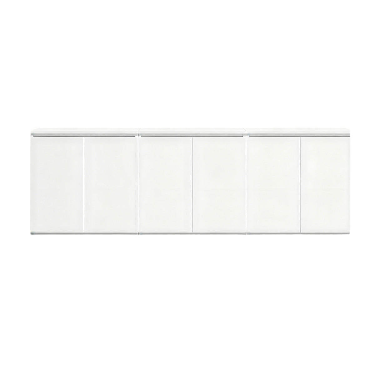 Minimalist Storage Cabinet with Handle-Free Design for Office or Conference Room