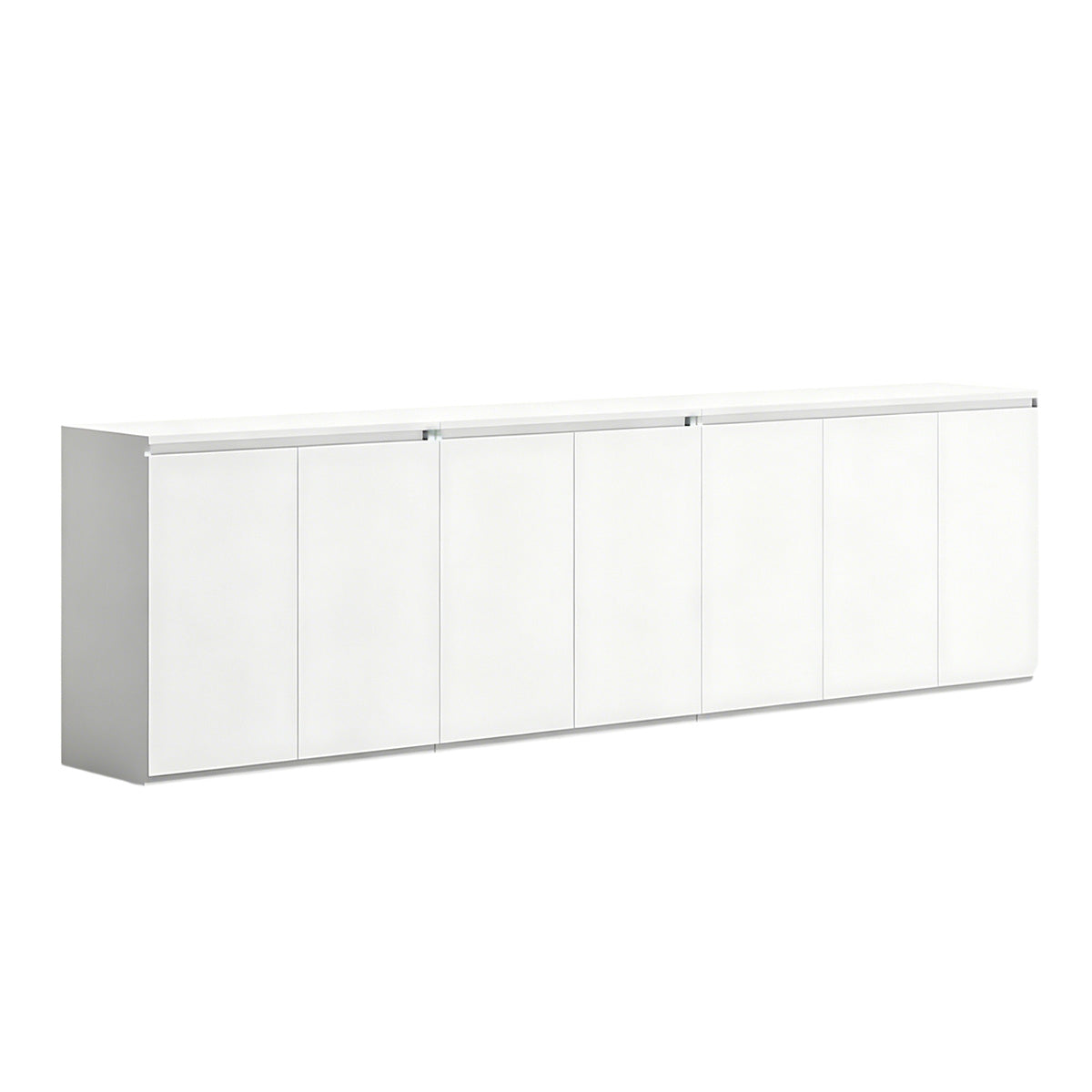 Minimalist Storage Cabinet with Handle-Free Design for Office or Conference Room