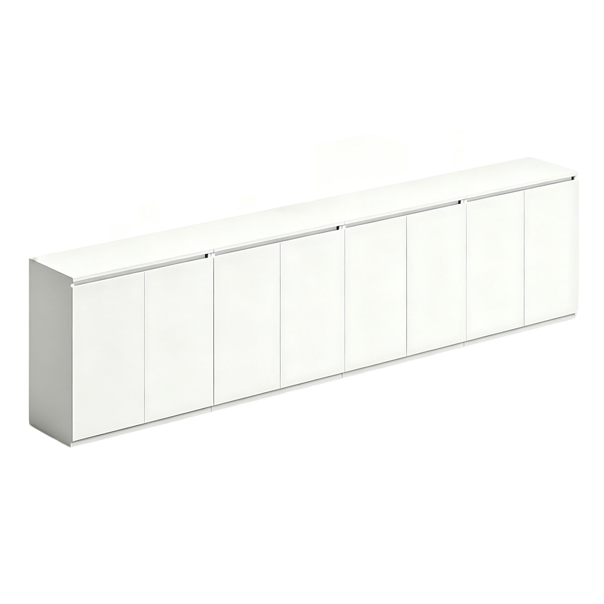 Minimalist Storage Cabinet with Handle-Free Design for Office or Conference Room