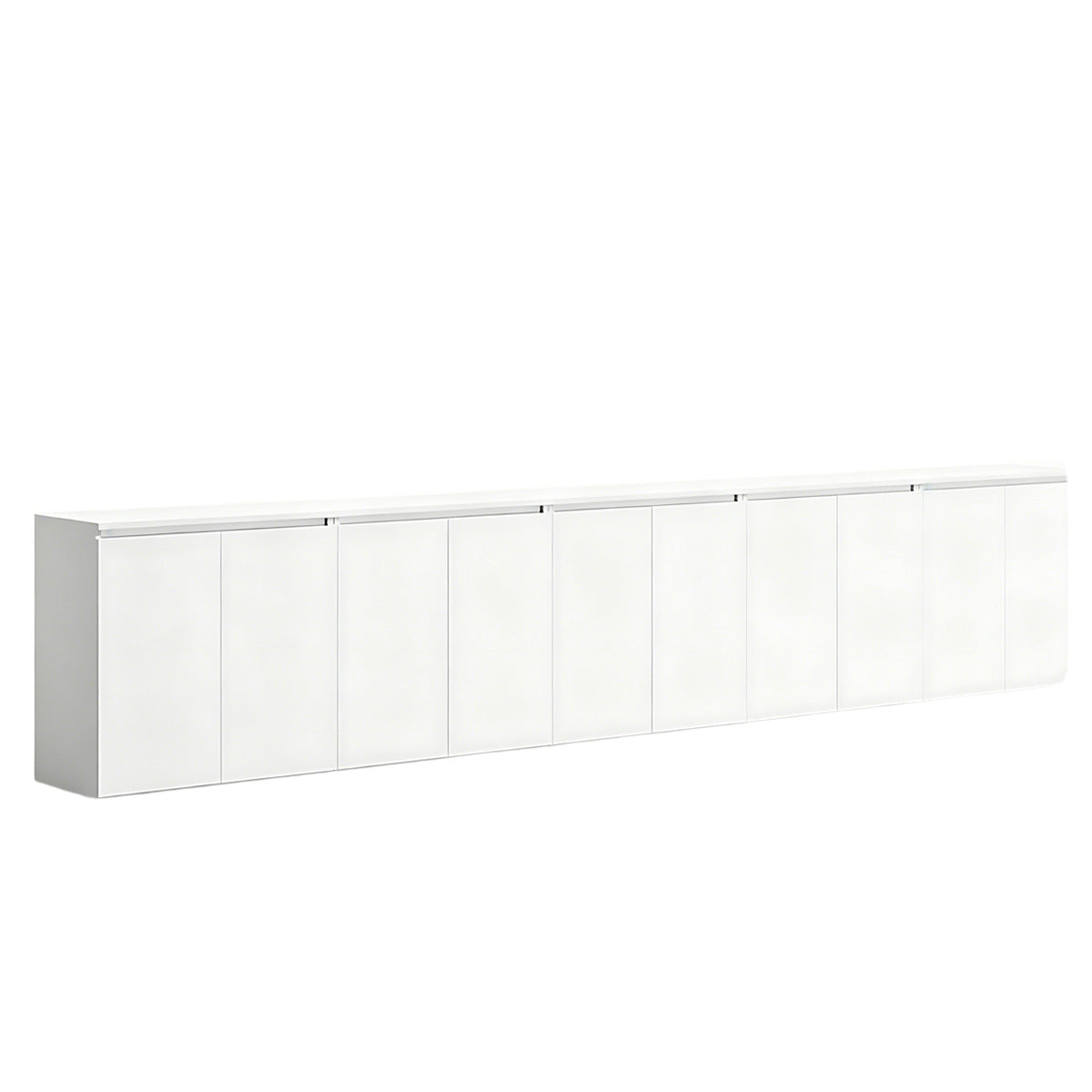 Minimalist Storage Cabinet with Handle-Free Design for Office or Conference Room