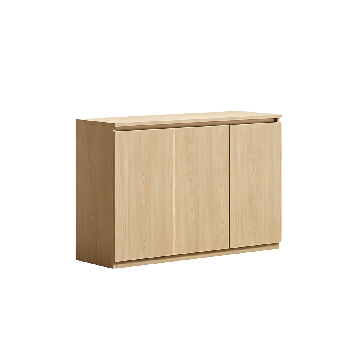 Minimalist Storage Cabinet with Handle-Free Design for Office or Conference Room