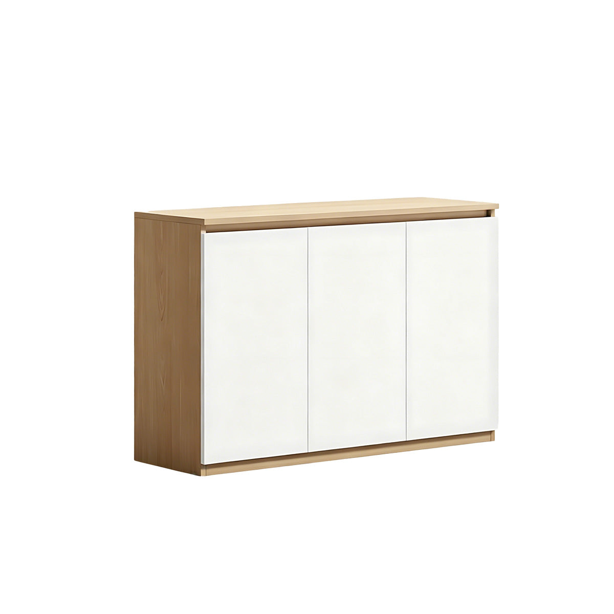 Minimalist Storage Cabinet with Handle-Free Design for Office or Conference Room