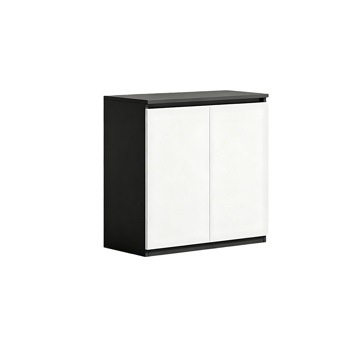 Minimalist Storage Cabinet with Handle-Free Design for Office or Conference Room
