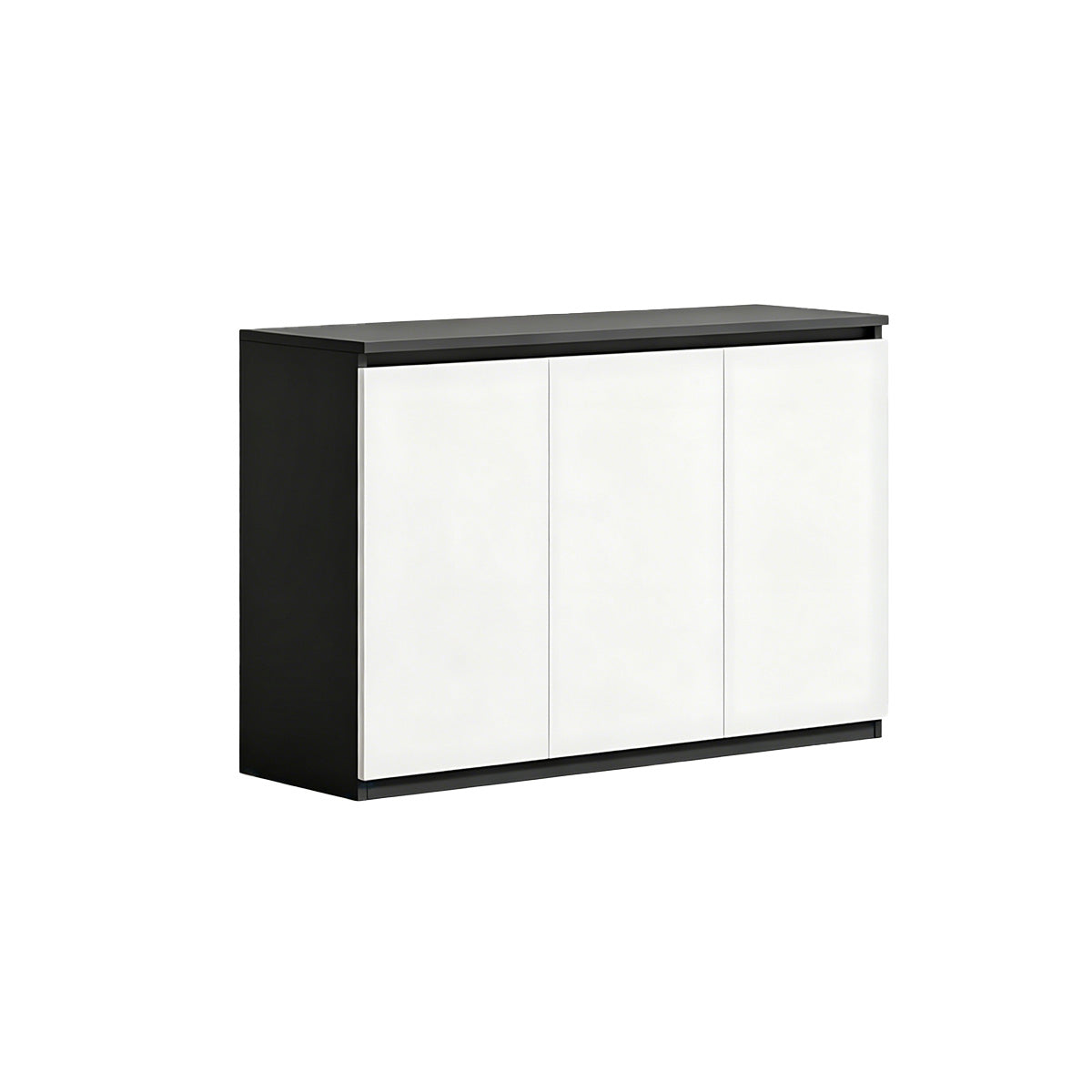 Minimalist Storage Cabinet with Handle-Free Design for Office or Conference Room
