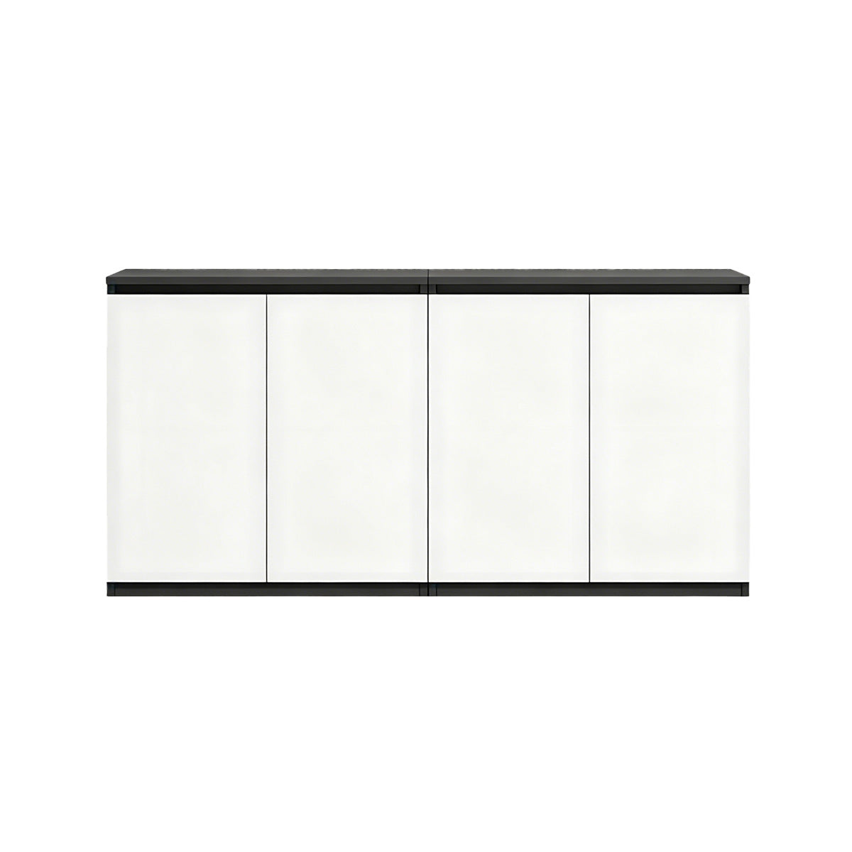 Minimalist Storage Cabinet with Handle-Free Design for Office or Conference Room