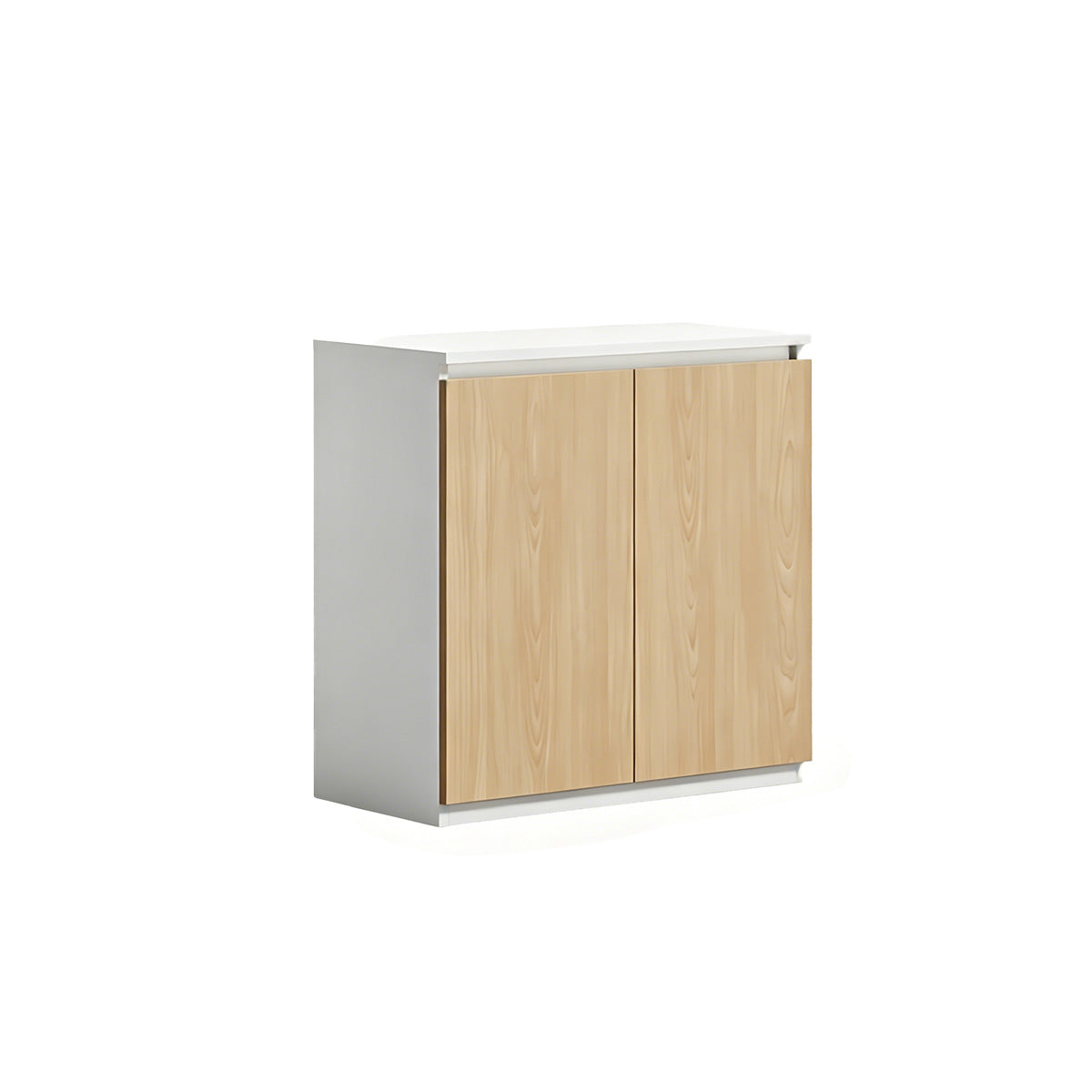 Minimalist Storage Cabinet with Handle-Free Design for Office or Conference Room