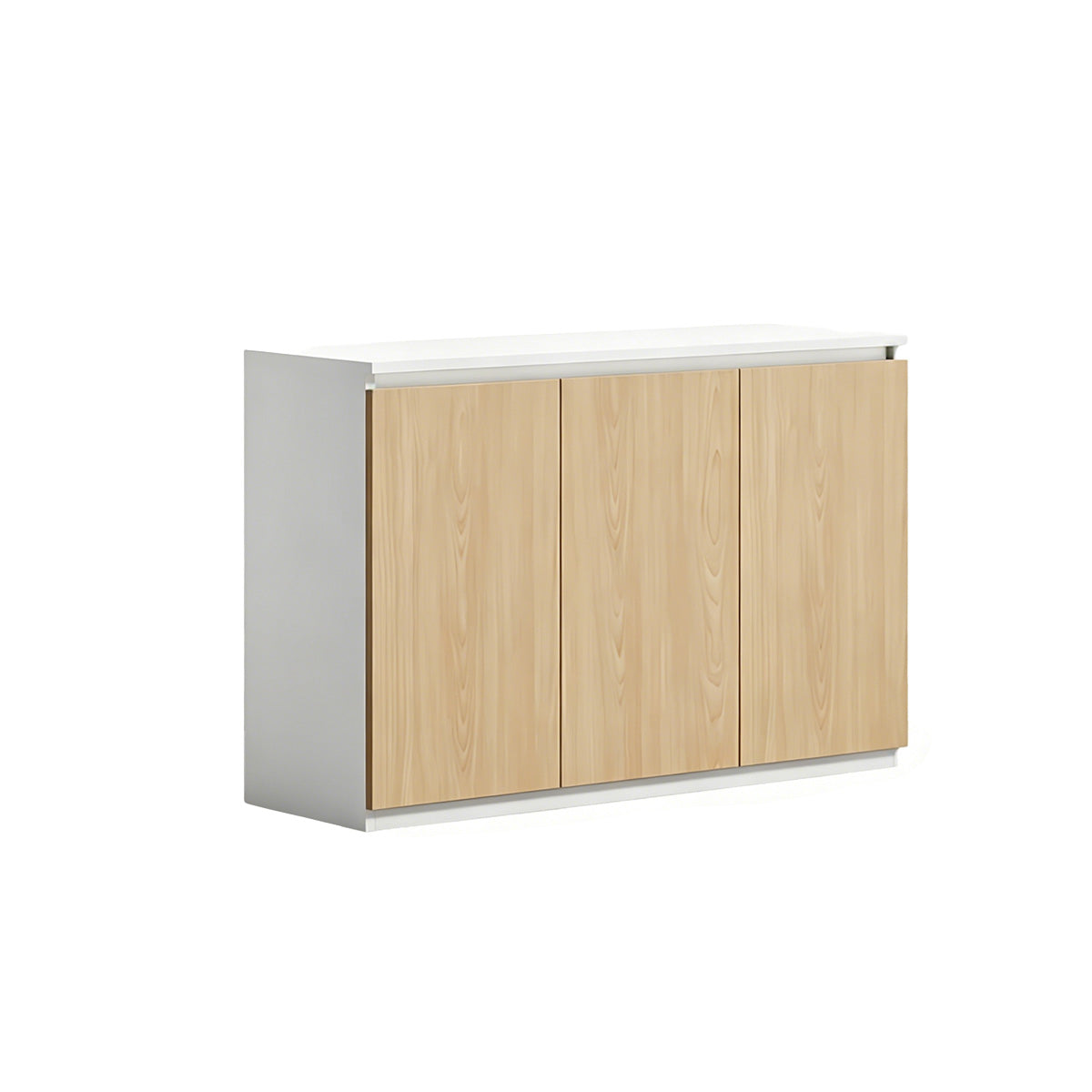 Minimalist Storage Cabinet with Handle-Free Design for Office or Conference Room