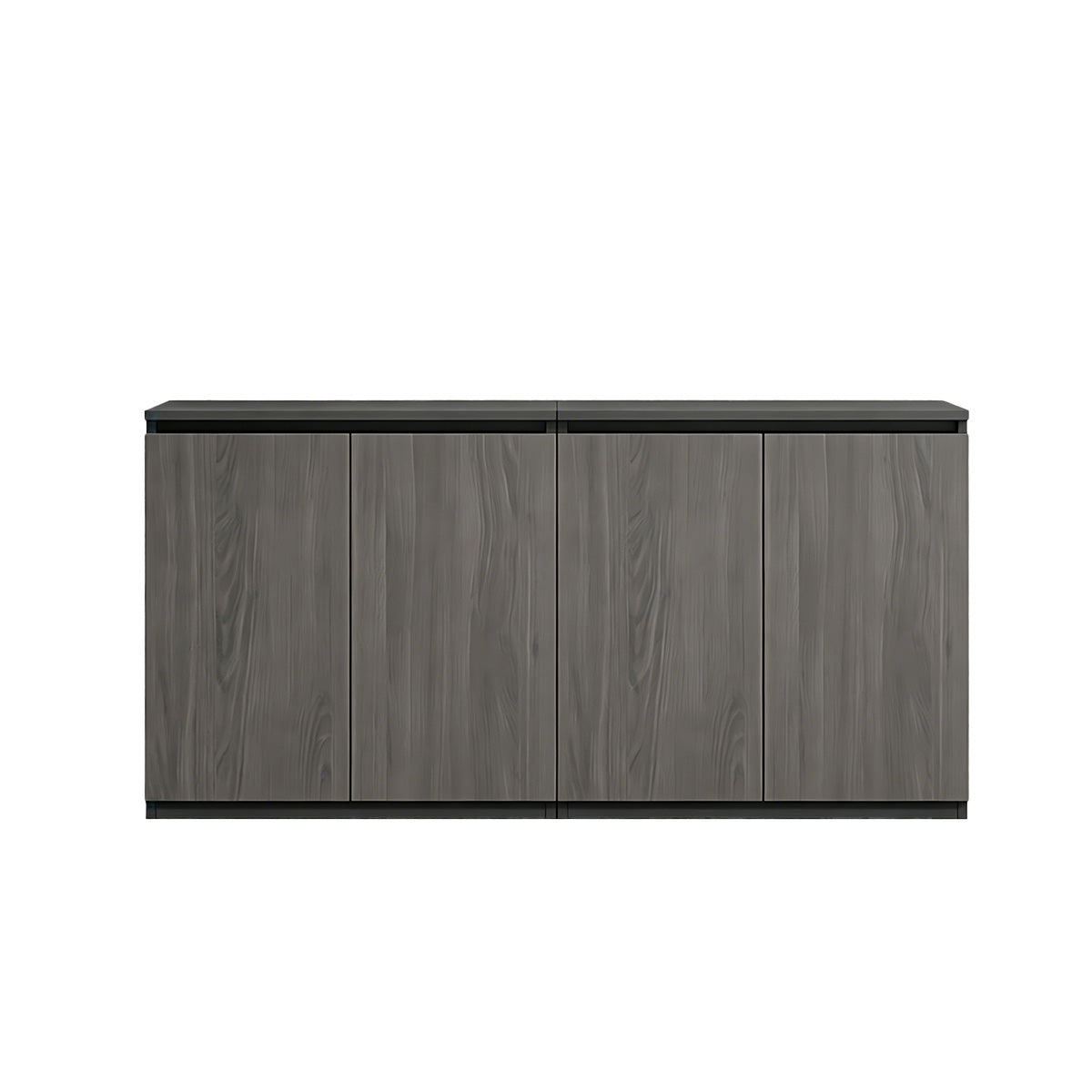 Minimalist Storage Cabinet with Handle-Free Design for Office or Conference Room