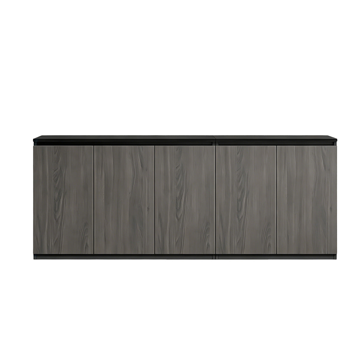 Minimalist Storage Cabinet with Handle-Free Design for Office or Conference Room
