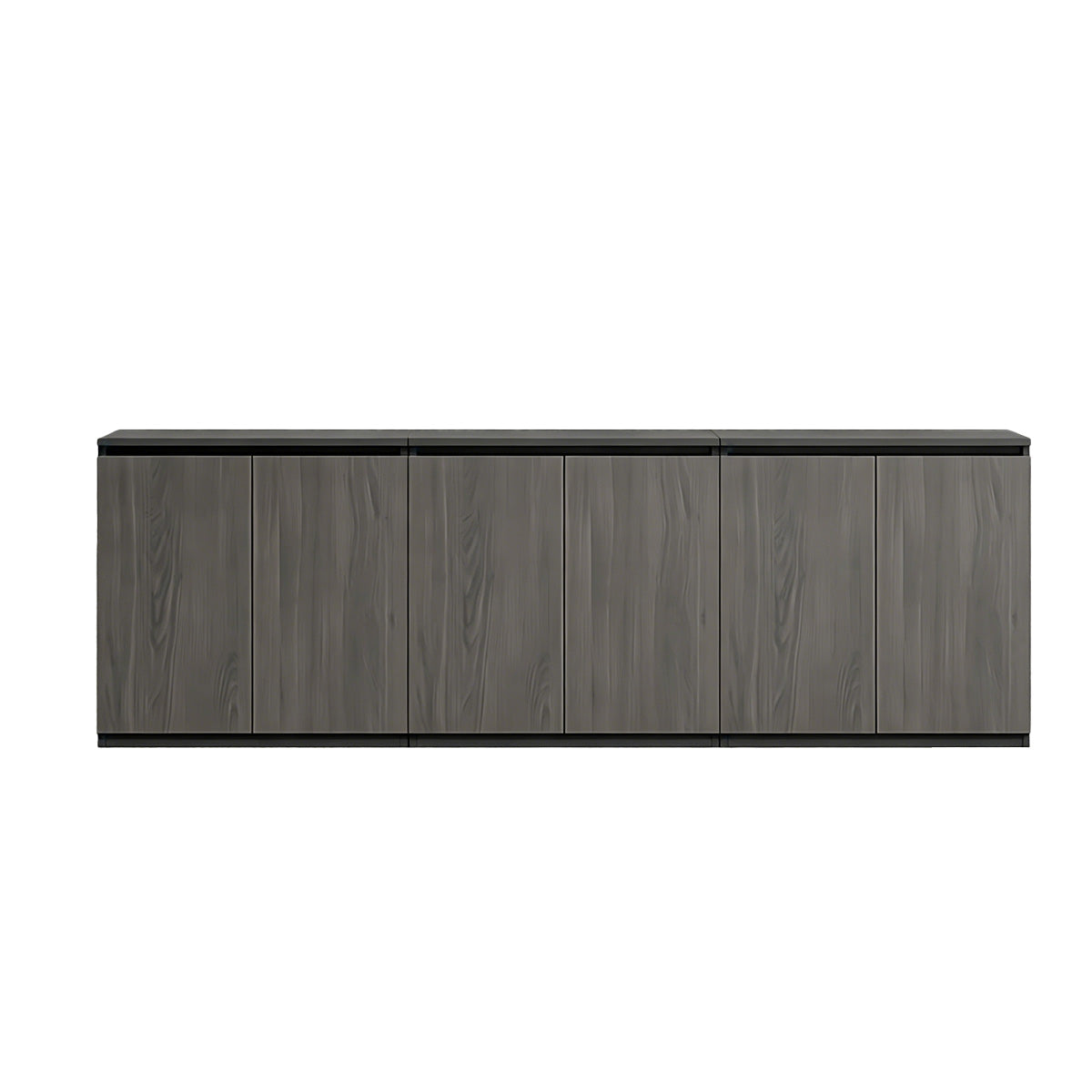 Minimalist Storage Cabinet with Handle-Free Design for Office or Conference Room