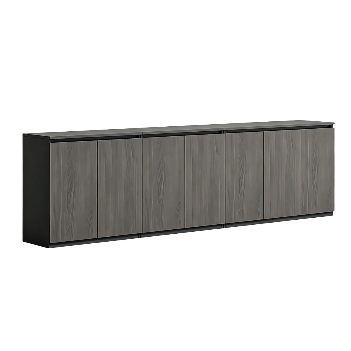 Minimalist Storage Cabinet with Handle-Free Design for Office or Conference Room