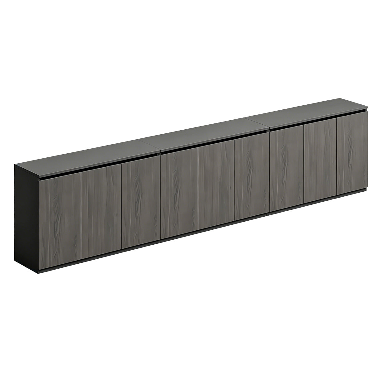 Minimalist Storage Cabinet with Handle-Free Design for Office or Conference Room
