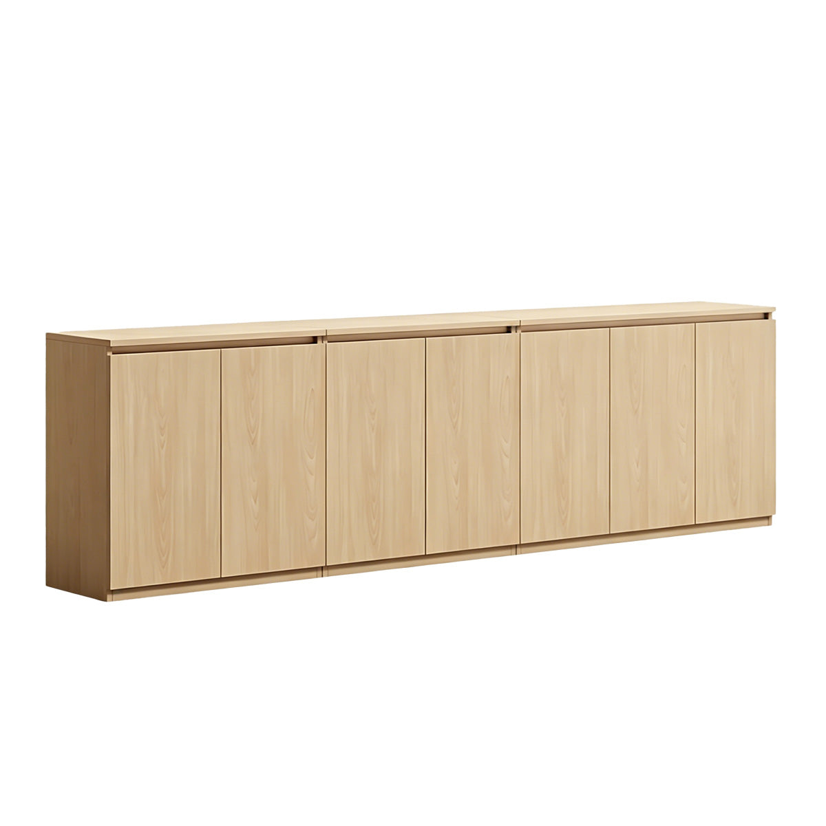 Minimalist Storage Cabinet with Handle-Free Design for Office or Conference Room