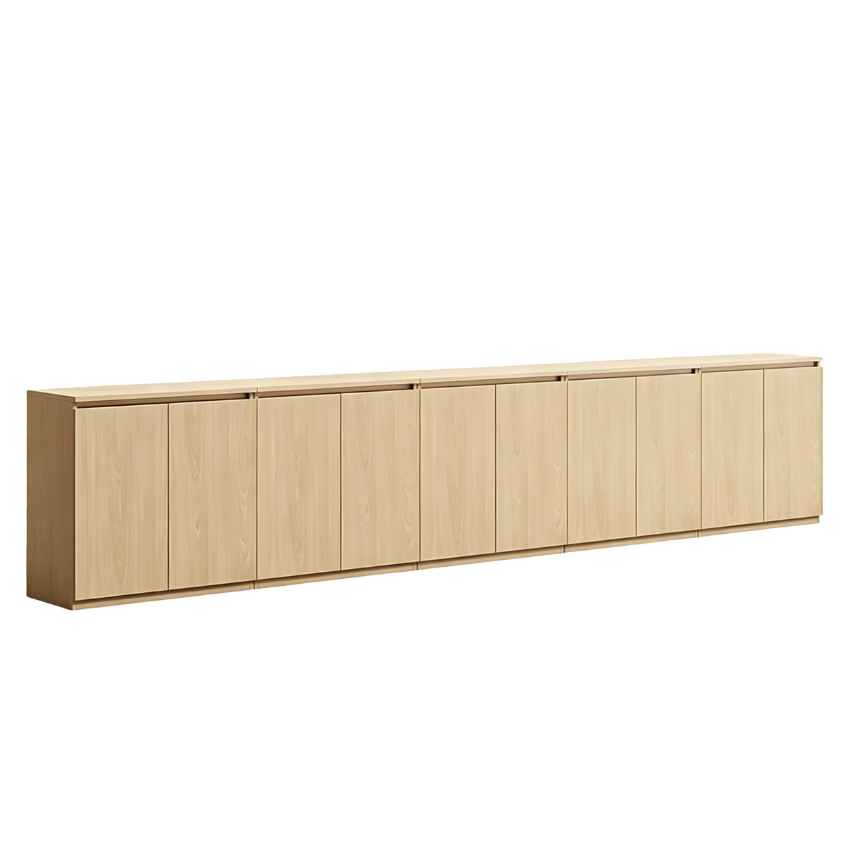 Minimalist Storage Cabinet with Handle-Free Design for Office or Conference Room
