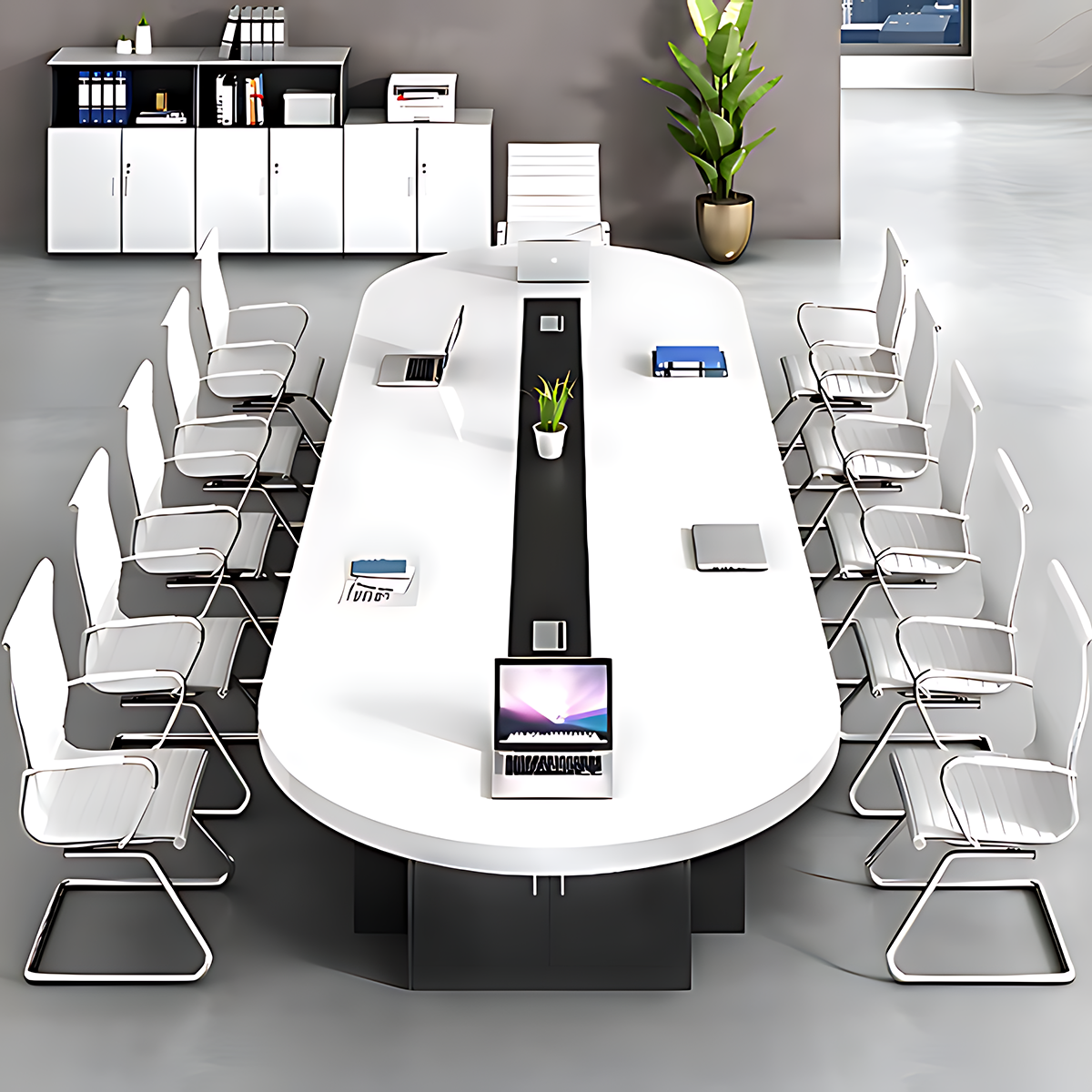 Conference Table, office room scene, for meeting room or boardroom, modern boardroom furniture