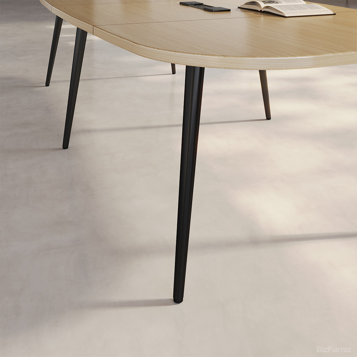 Wood Conference Table Leg