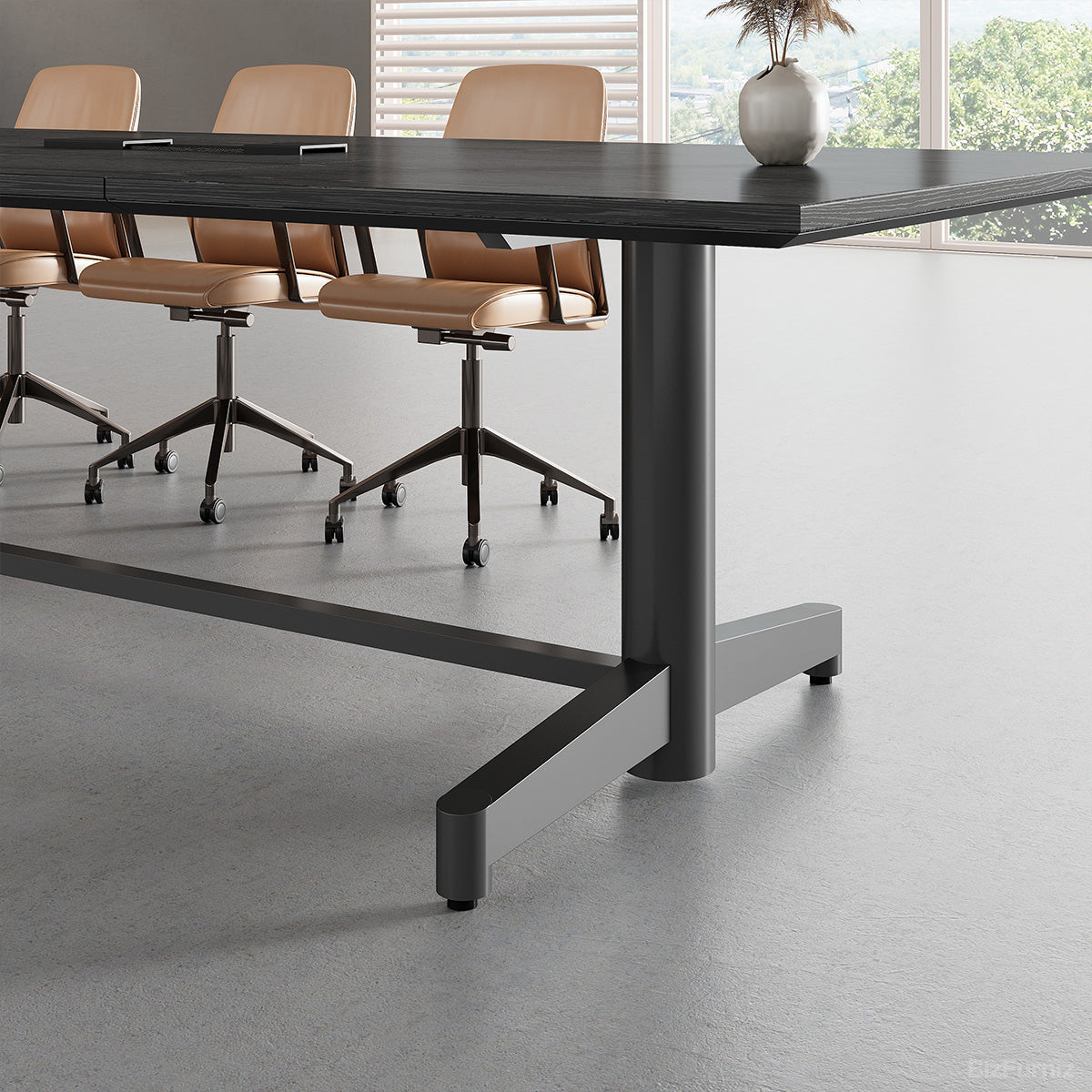 118" Conference Table with Integrated Outlet, USB Port for 8-12 People product photo 3