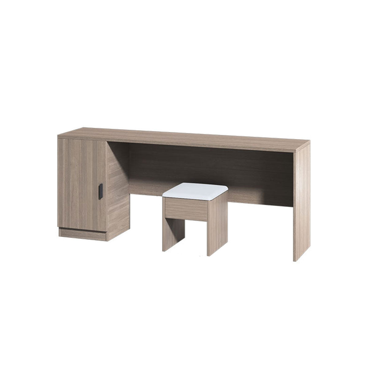 Melamine Desk, Shoe Cabinet & Coat Rack Set