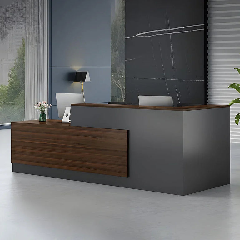 Reception Desk, main product view, for reception area or front office, commercial reception furniture